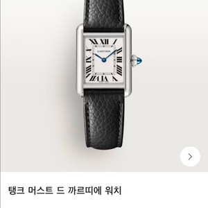 까르띠에 탱크 머스트(스몰)