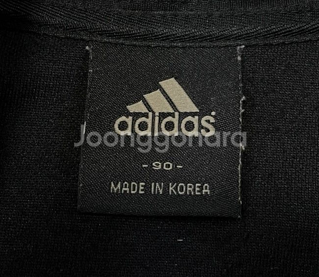아디다스 블랙 검흰 여자 트랙탑 져지집업 85~90--4