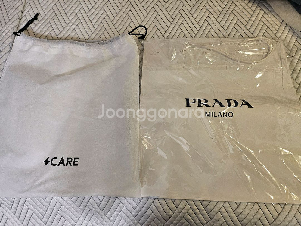 프라다 셀비지 데님 셔츠 L--2