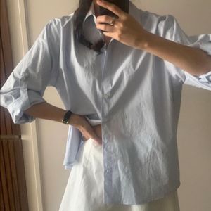(새상품)도매택 리터 테싯 롤업 셔츠 소라 정가5만원대