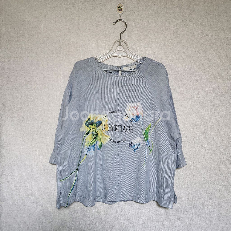 듀엘 마혼방 블라우스 55--0