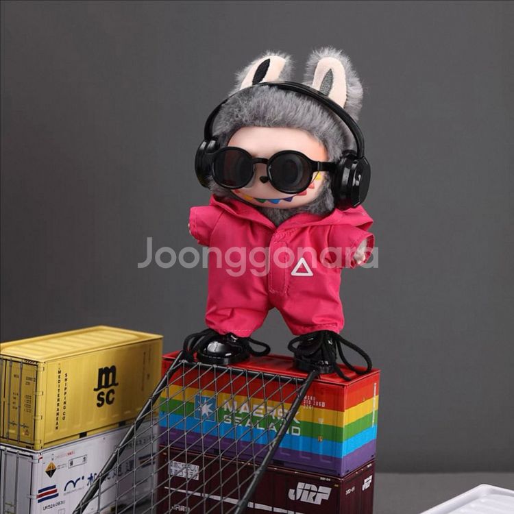 핸드메이드 라부부 인형옷 오징어게임 패션 세트--2