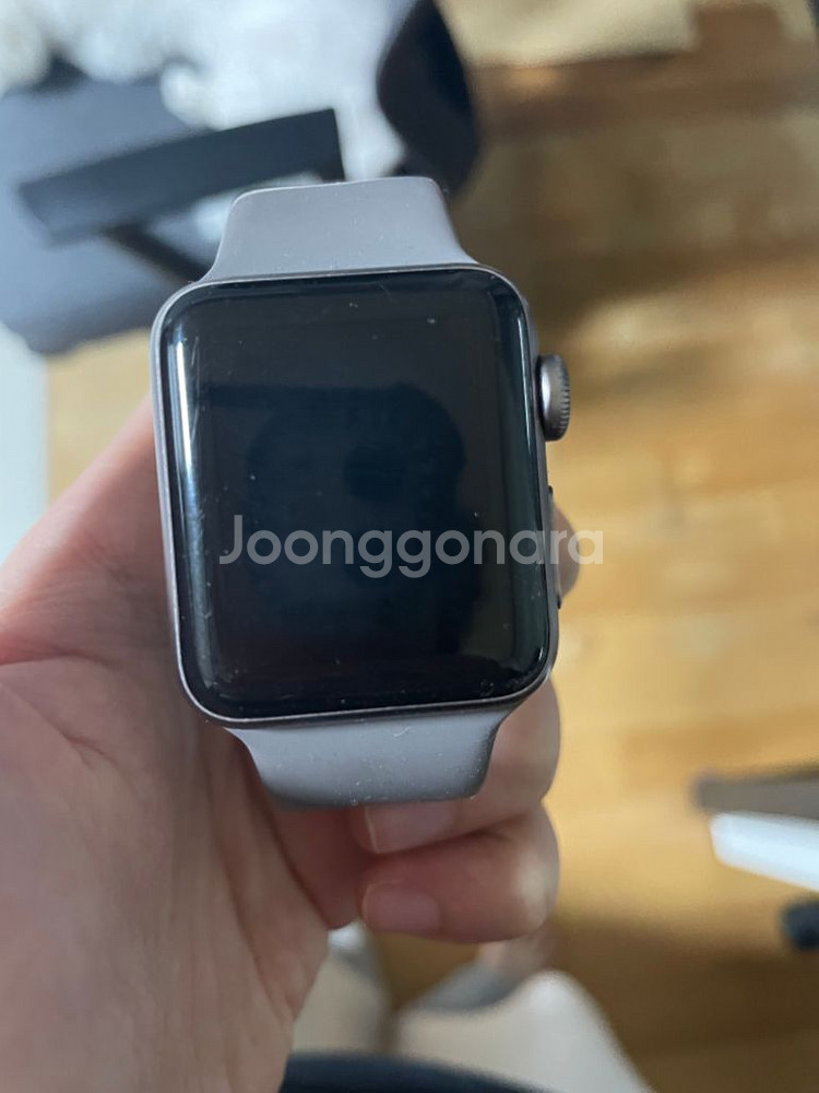 애플워치3 38mm 스페이스 그레이--0