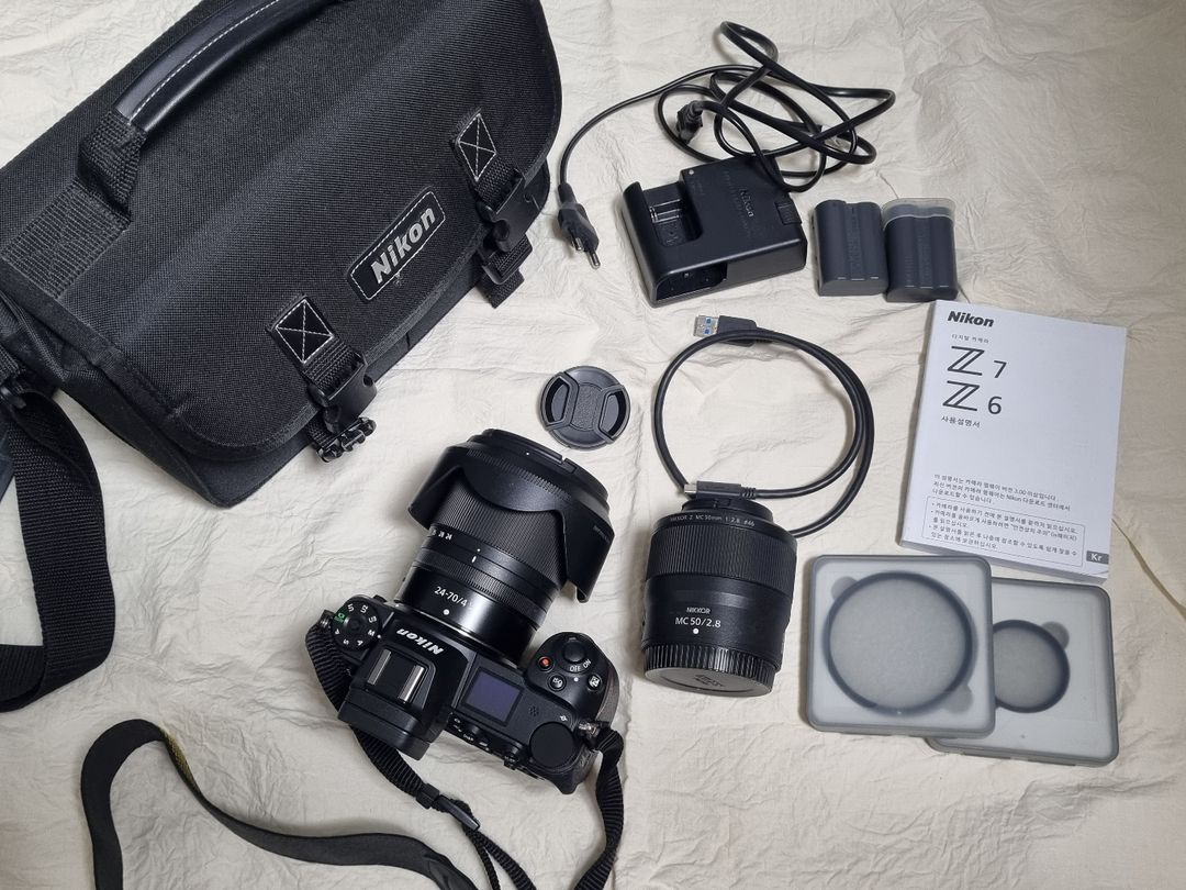 니콘 z6 바디, 24-70mm, 50mm
