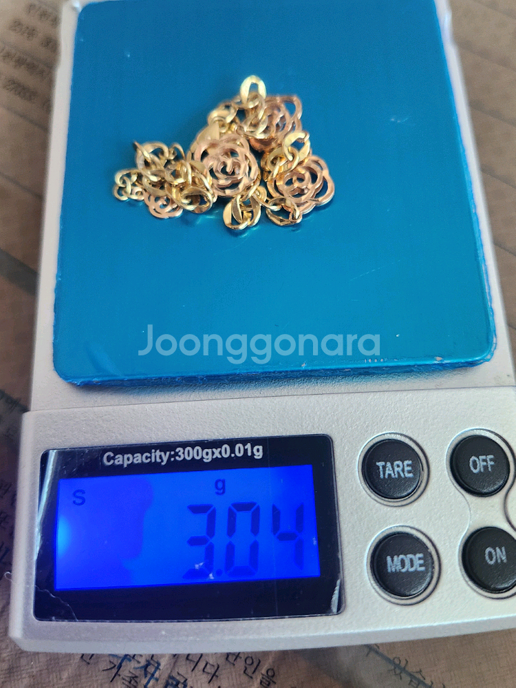 14K 로즈골드 장미 팔찌--6