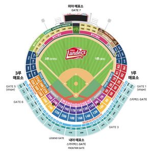ssg 랜더스 6/29일 문학경기장