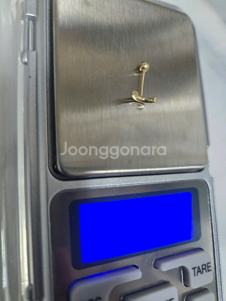 14k 옐로은골드 스마일 피어싱 8mm--3