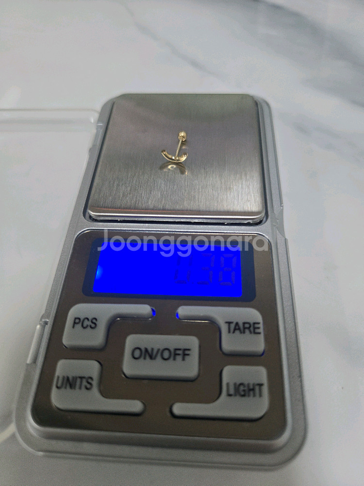 14k 옐로은골드 스마일 피어싱 8mm--7