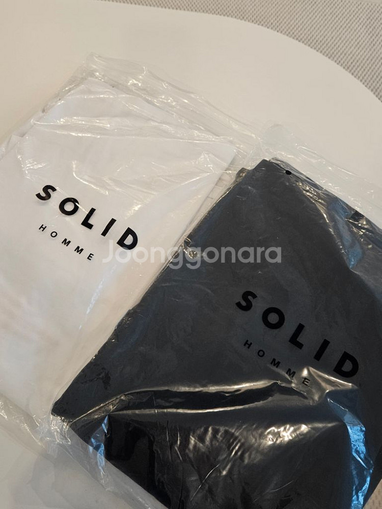 솔리드 옴므 반팔티 새상품 48사이즈 택있음--6