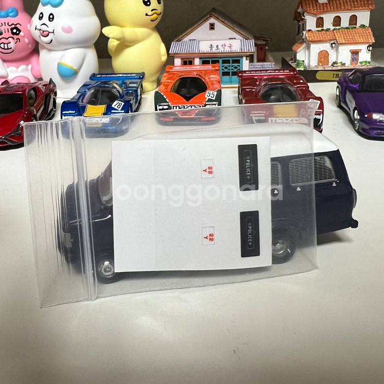 1:76 포드 Transit 홍콩 경찰 밴 다이캐스트--8