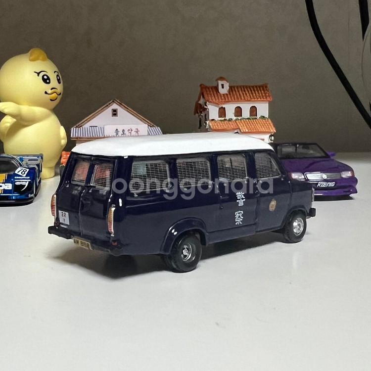 1:76 포드 Transit 홍콩 경찰 밴 다이캐스트--5
