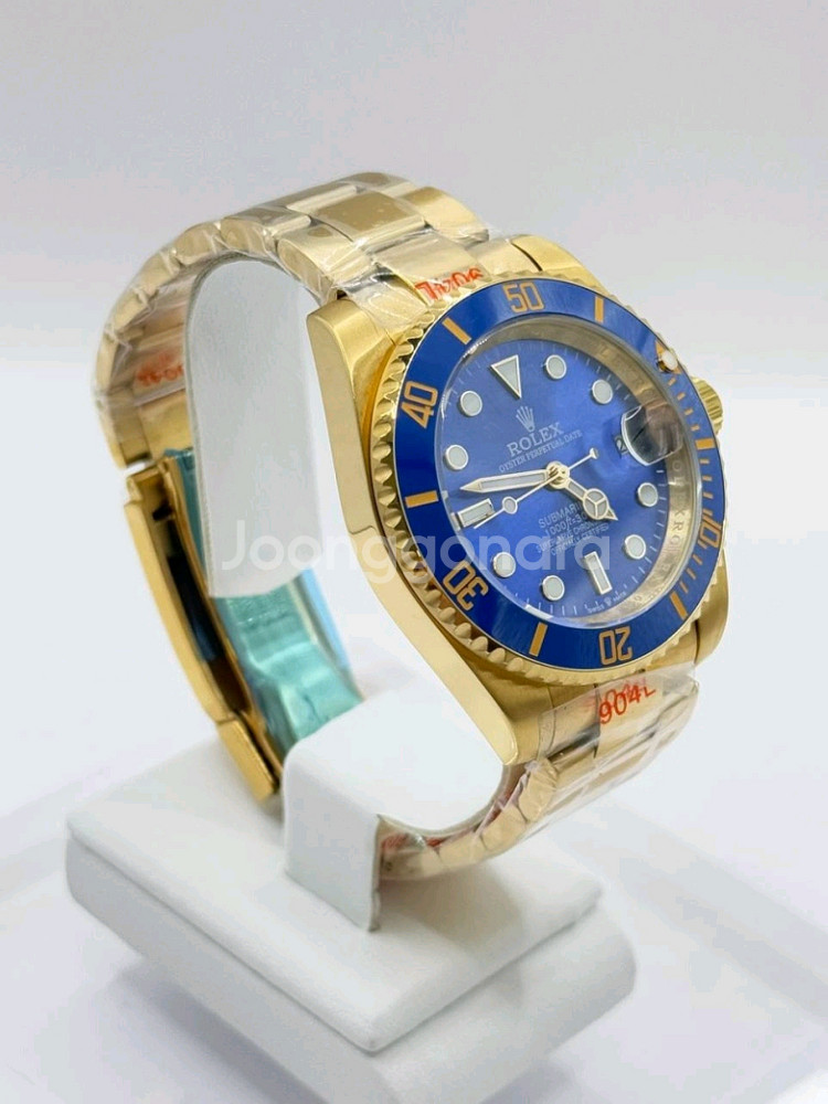 롤렉스 서브마리너 청판 금장 40mm--4