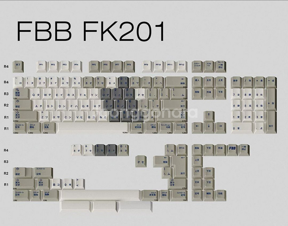 FBB 레트로 FK201 키캡--0