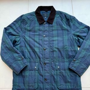 J.CREW 제이크루 프리마로프트 타탄 블랙와치 자켓