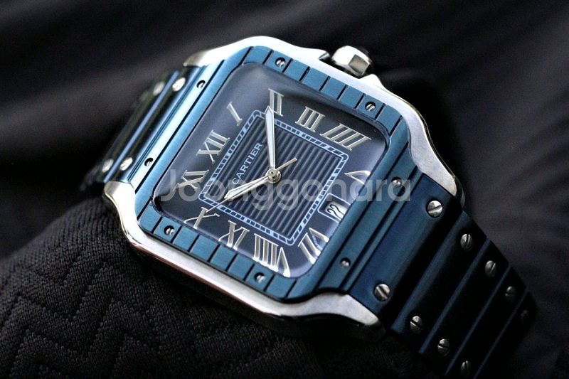 까르띠에 산토스 드 까르띠에 콤비 메탈 와치42mm--2
