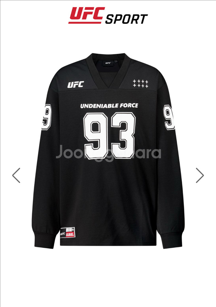 UFC 풋볼 저지 블랙 티셔츠 M, L 새상품--0