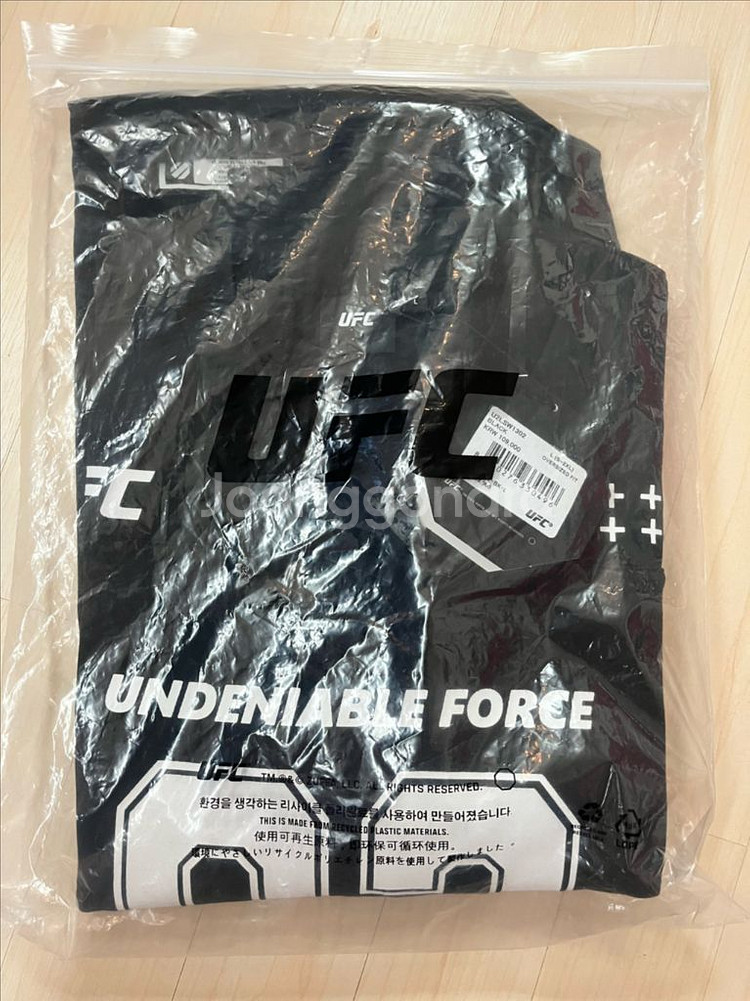 UFC 풋볼 저지 블랙 티셔츠 M, L 새상품--3