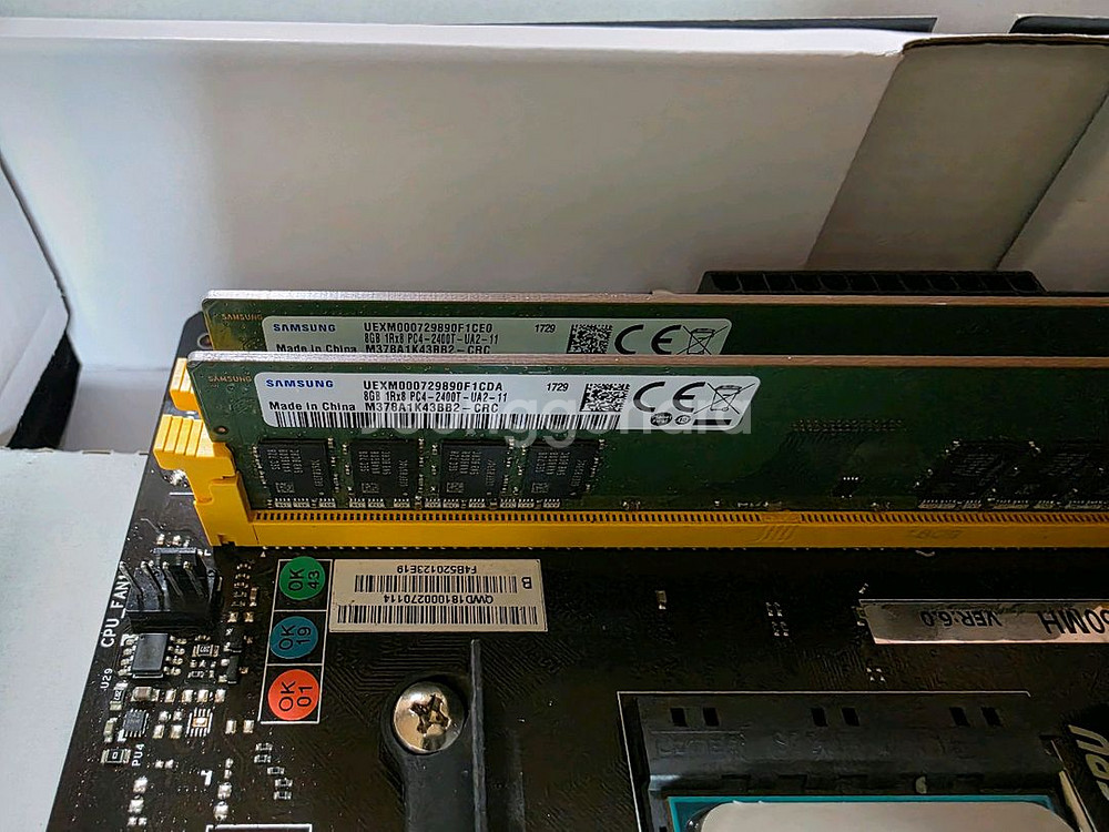 AMD 애슬론 3000g b450mh 2400t 보드셋--2