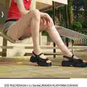 (새상품)렉켄 24ss 플랫폼 쿠션 240mm 블랙