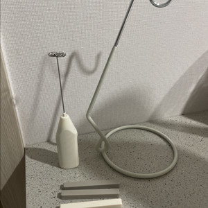 바나나거치대 미니거품기 수저받침4개 일괄