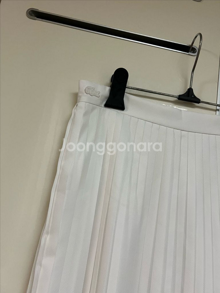 새상품 라코스테 플리츠 스커트 테니스 주름 롱치마--4