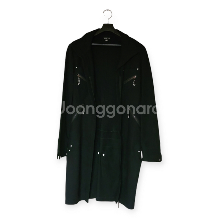 봄가을 필수템! 고급 올블랙 롱자켓 파격가 판매(XL)--2