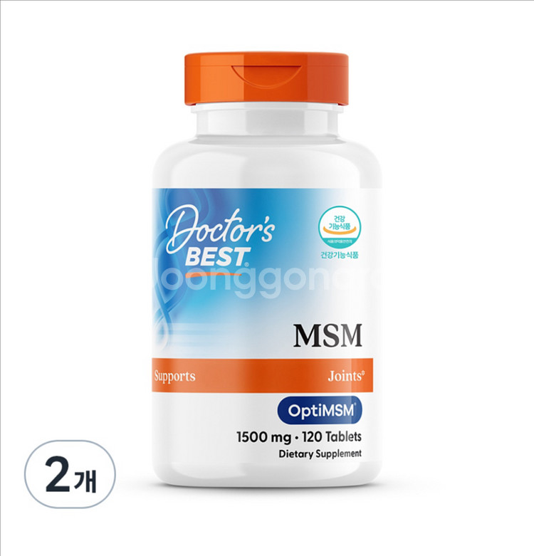 닥터스베스트 msm 식이유황 1500mg 120정 2개--0