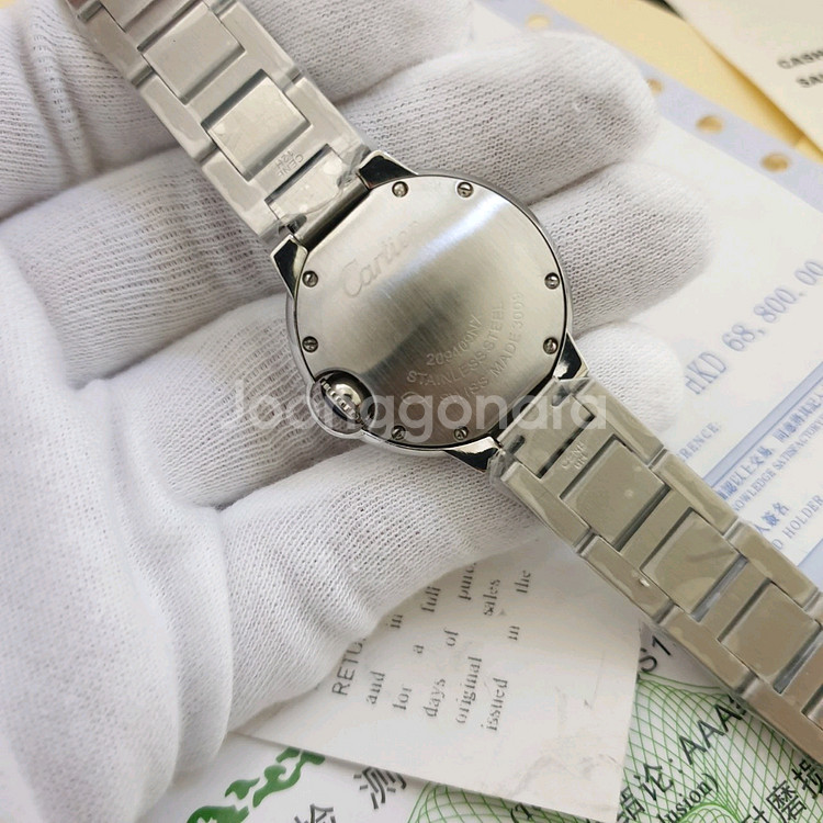 까르띠에 발롱블루 최고급 풀박스 26mm--5