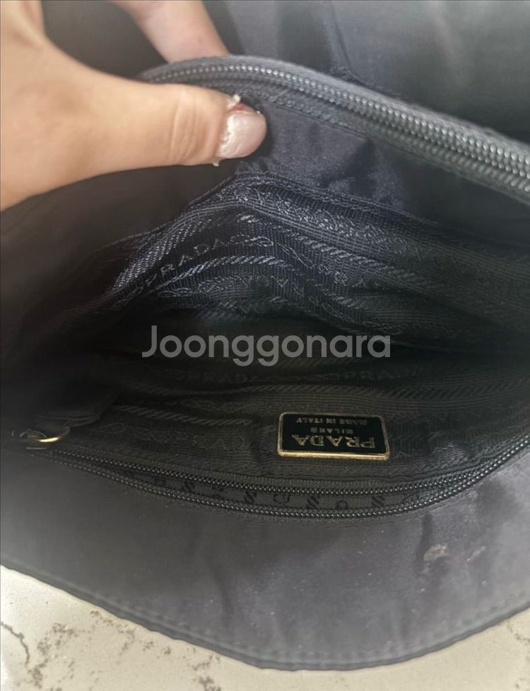 (정품) 프라다 빈티지 숄더백--5