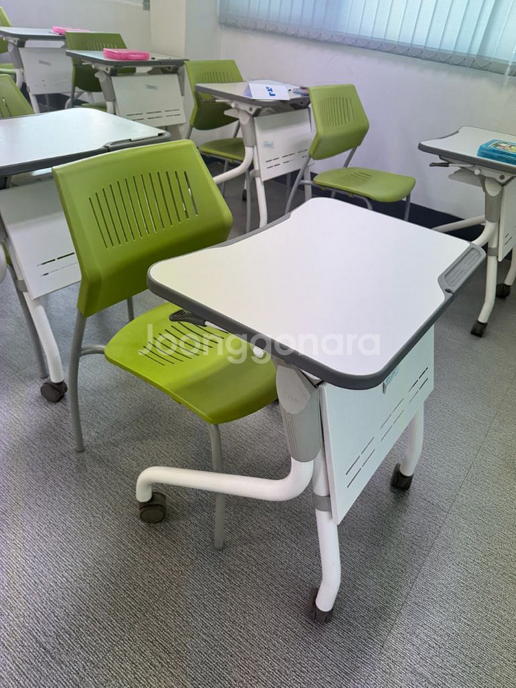 접이식 강의용 책상 의자--0