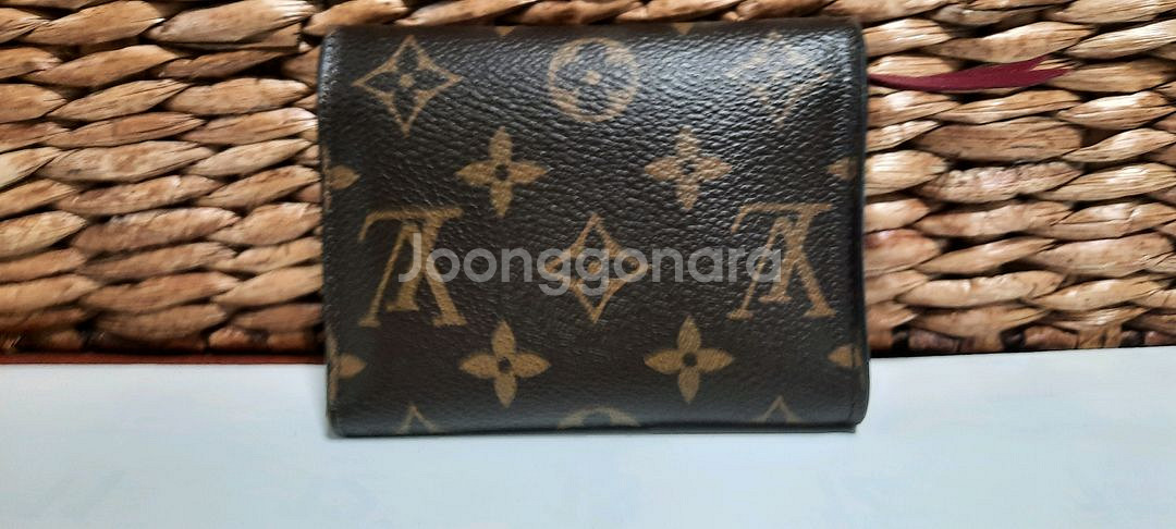 루이비통 카드지갑 Leather Wallet 정품--5