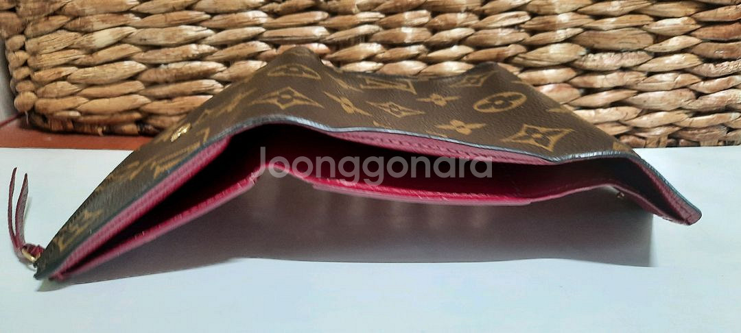 루이비통 카드지갑 Leather Wallet 정품--7