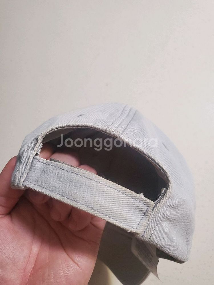 [58L]발렌시아가 기본로고 볼캡 그레이--6