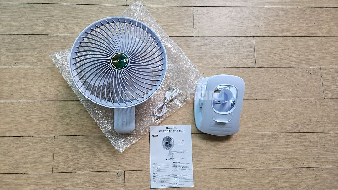 로렌힐스 3in1 집게형 선풍기--2