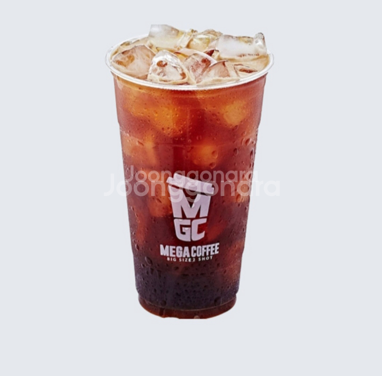 메가커피 아이스아메리카노 2잔--0