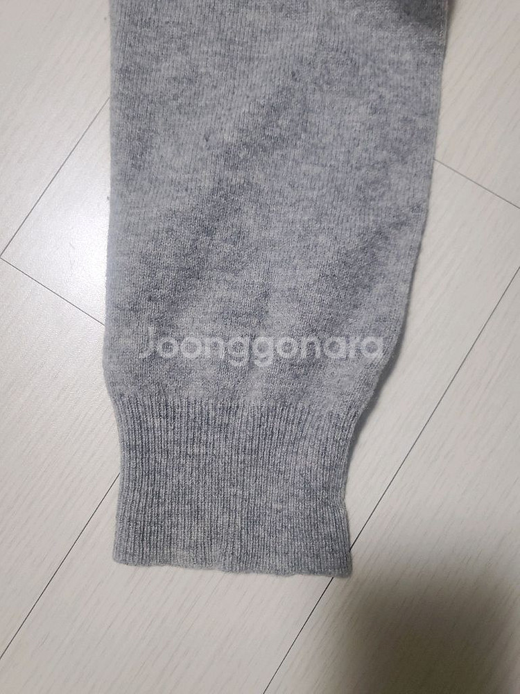 [L]꼼데가르송 블랙와펜 그레이가디건--1