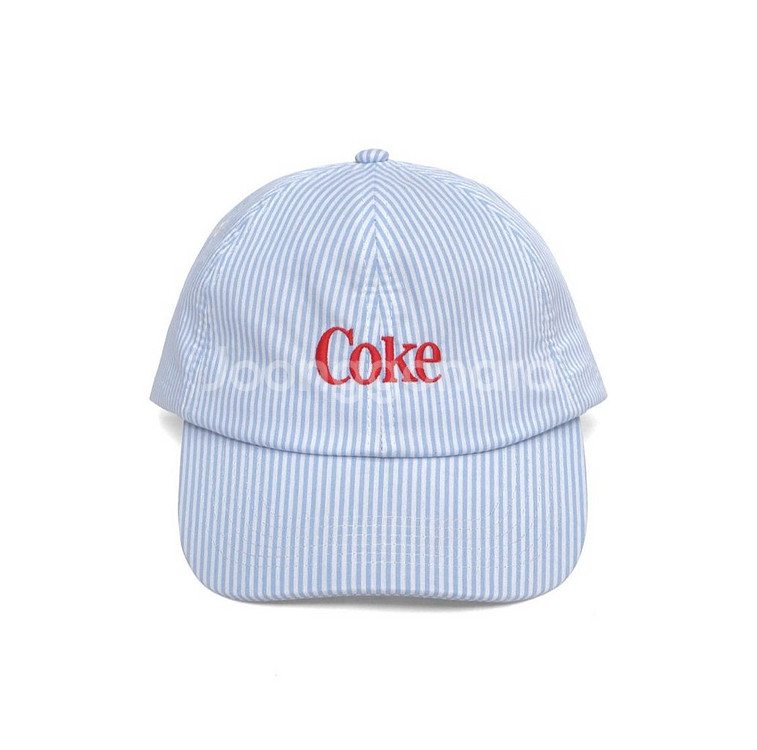 말본x코카콜라 스트라이프 코크 골프모자--0