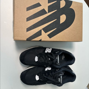 뉴발란스 991 made in UK 블랙/실버