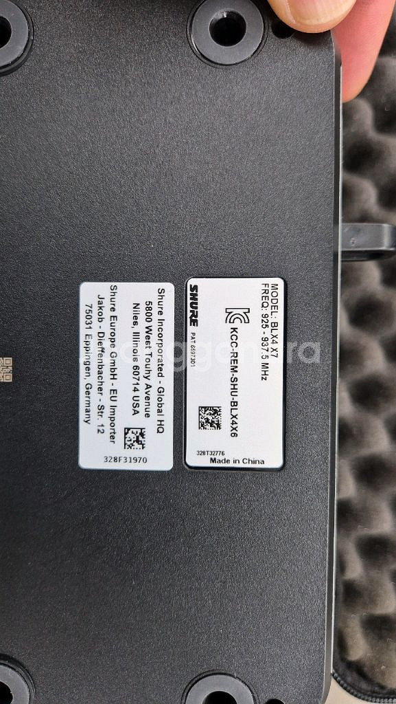 SHURE BLX14 PGA31 무선헤드셋 마이크--2