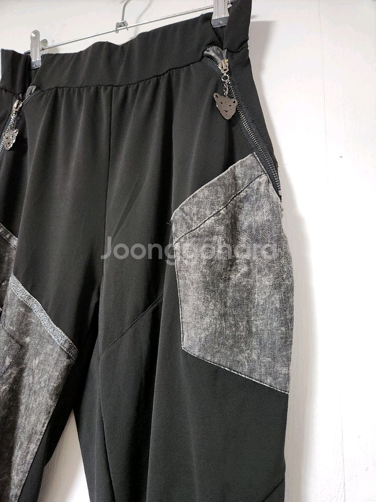 섹시한 밴딩 조거팬츠 바지 XL--2