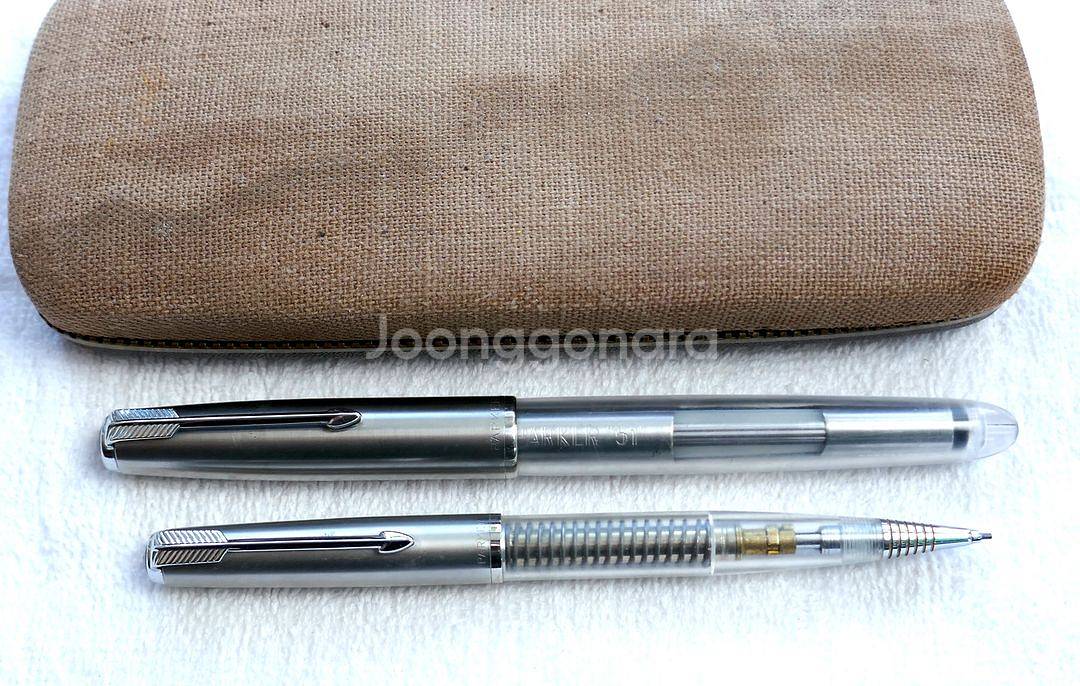 파카 51 만년필 셋트 데몬스트레이터(54년) EF--1