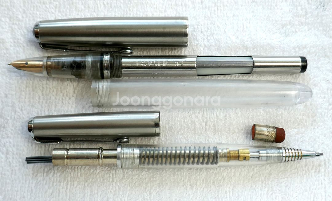 파카 51 만년필 셋트 데몬스트레이터(54년) EF--3