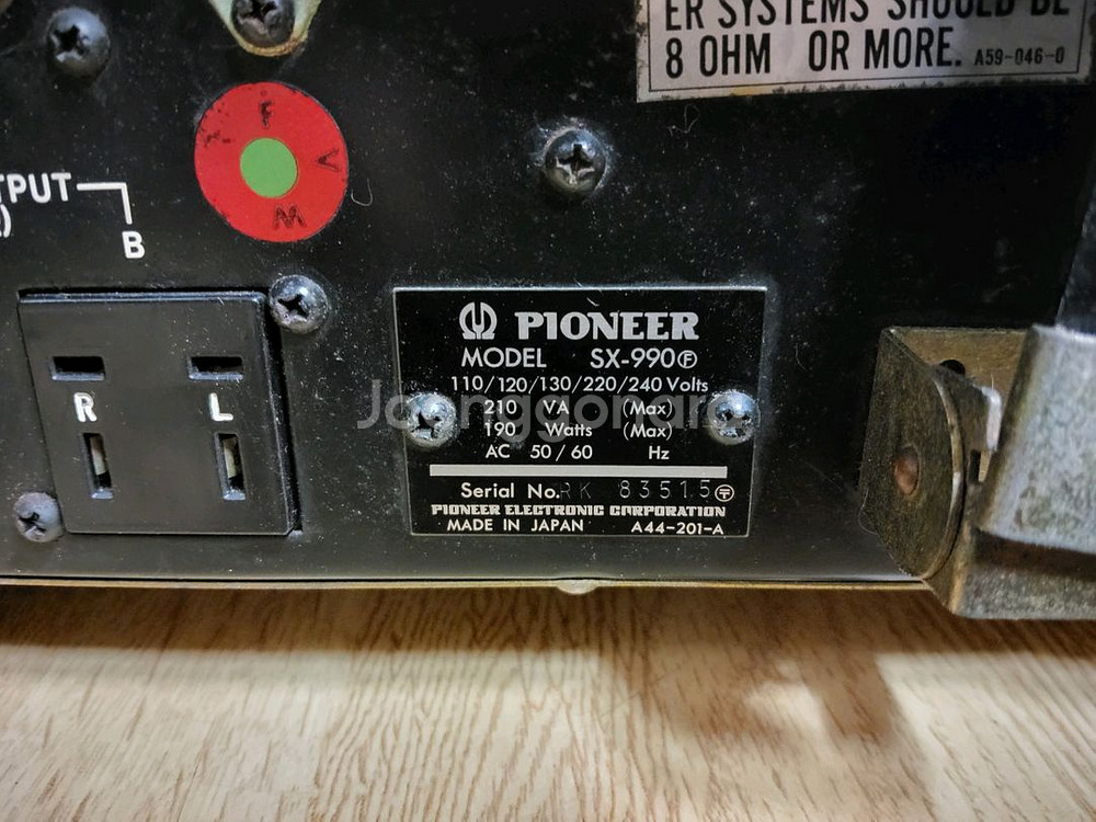 파이오니아 PIONEER 리시버 앰프 SX 990--9