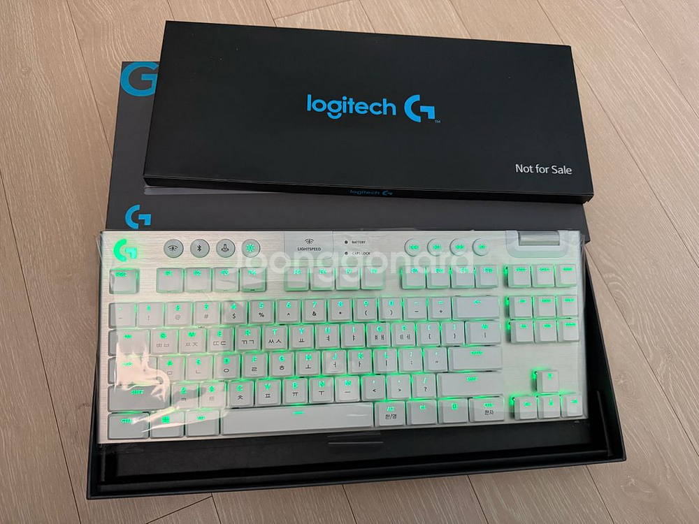 (미사용)로지텍 게이밍 키보드 G913 TKL 화이트--1