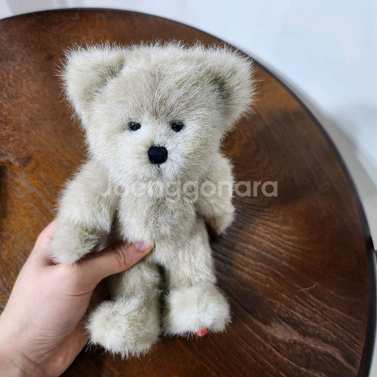 보이즈베어 연회베이지 미모곰 쿠션 키덜트 빈티지 인형--2
