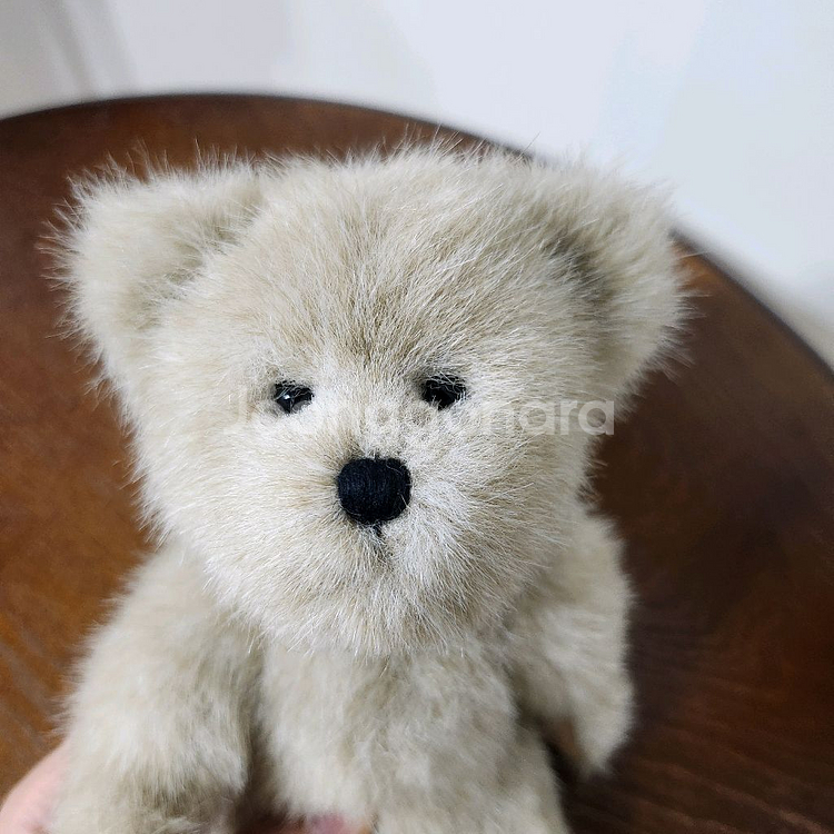 보이즈베어 연회베이지 미모곰 쿠션 키덜트 빈티지 인형--3
