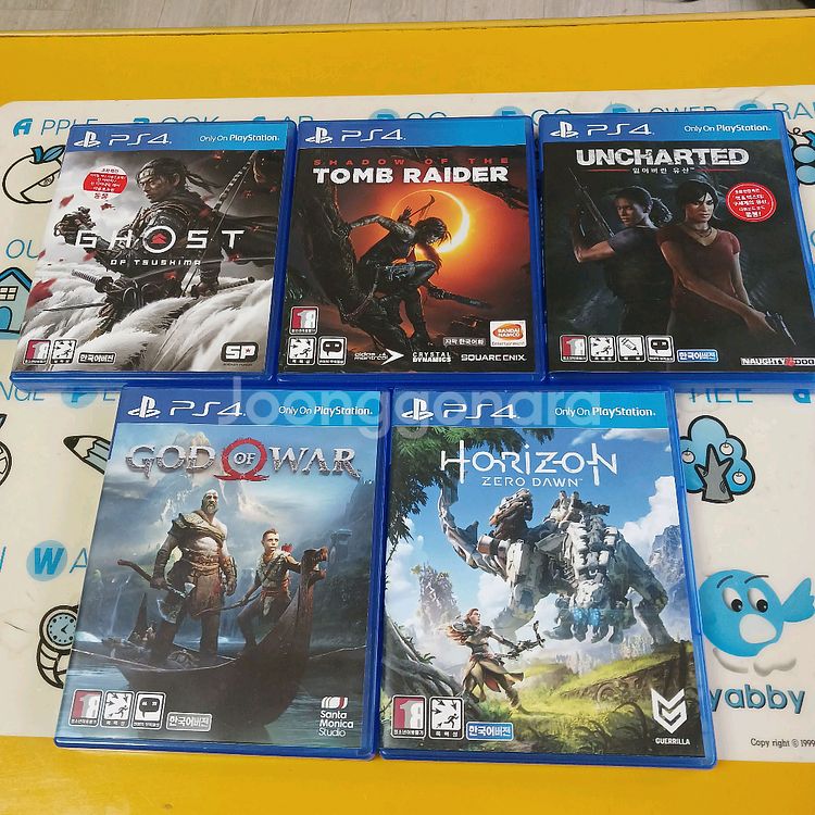 PS4 유명 게임 타이틀 5장 일괄 할인 (택비포함)--0