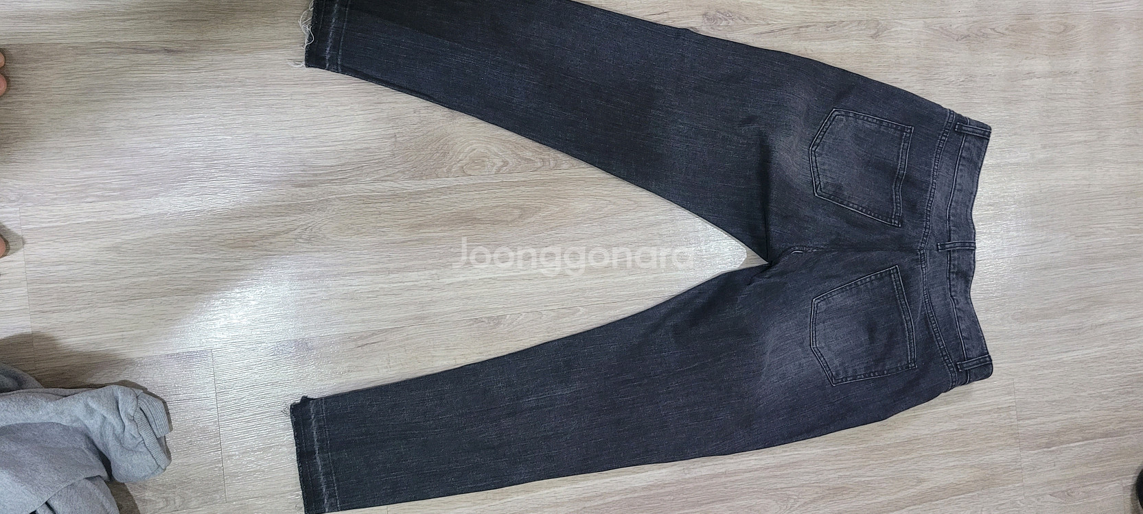 엘무드 커팅 진 데님 청바지(미사용)--1