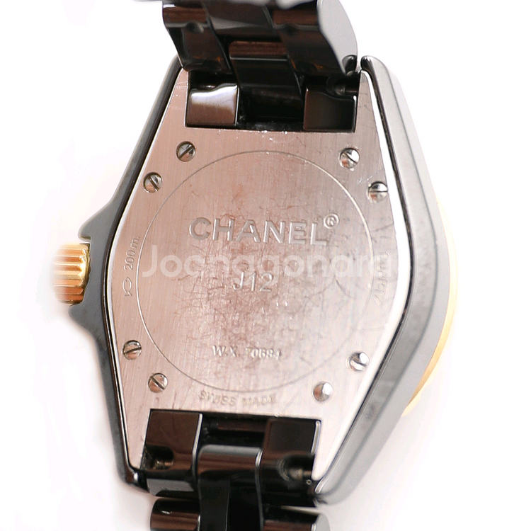 샤넬 J12 33MM 다이아 콤비워치--4