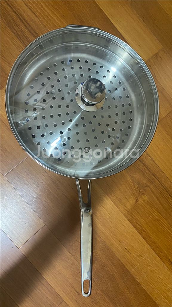 핀일로 스텐냄비 통5중 찜기세트 28cm--0